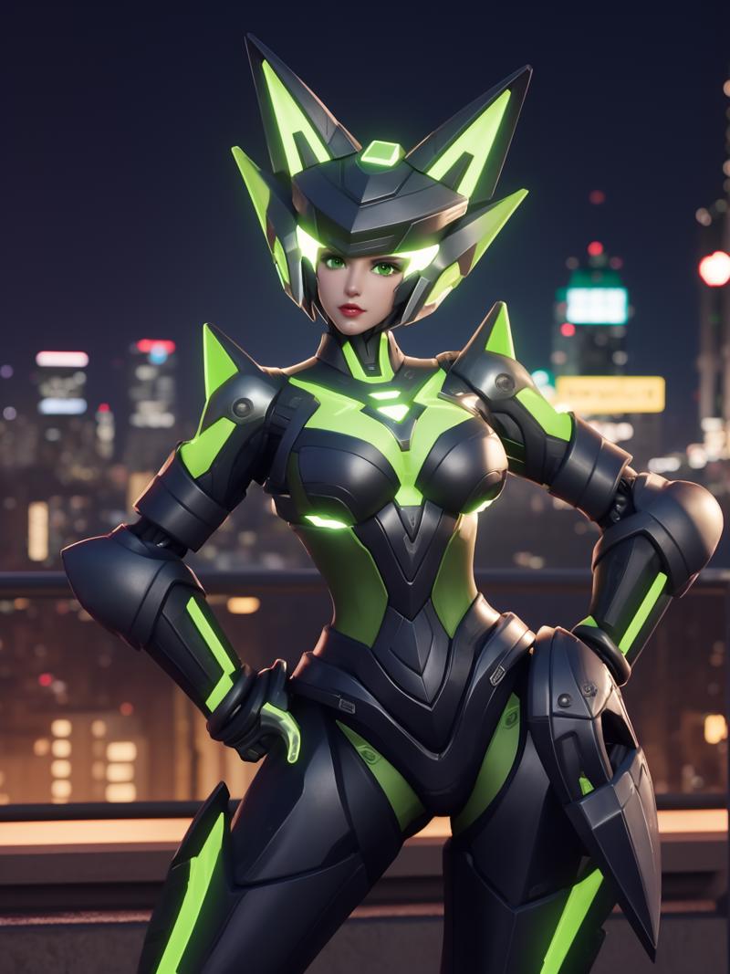 00159-3732194875-WZRYsunshangxiangMRJJ, 1girl, solo, green eyes, helmet, power armor, glowing, lips, standing,_lora_WZRYsunshangxiangMRJJ_0.75_,c.png